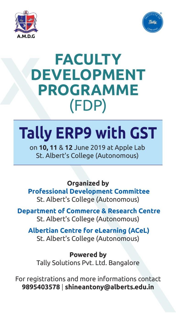 FDP – Tally ERP9 with GST