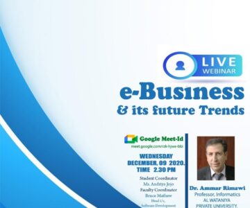Webinar on e-Business & Its Future Trends