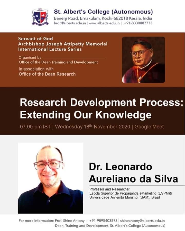 *Servant of God Archbishop Joseph Attipetty Memorial International Lecture Series* on *Research Development Process: Extending Our Knowledge*