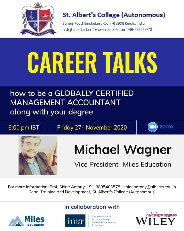 webinar – Career Talk on *How to be a GLOBALLY CERTIFIED MANAGEMENT ACCOUNTANT along with your degree.*