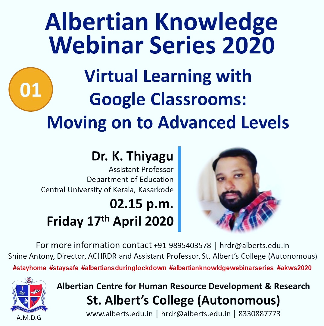 AKS 2020 : Virtual Learning with Google Classrooms