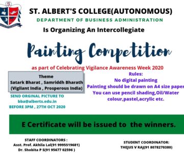 BBA – Vigilance Awareness Competition.
