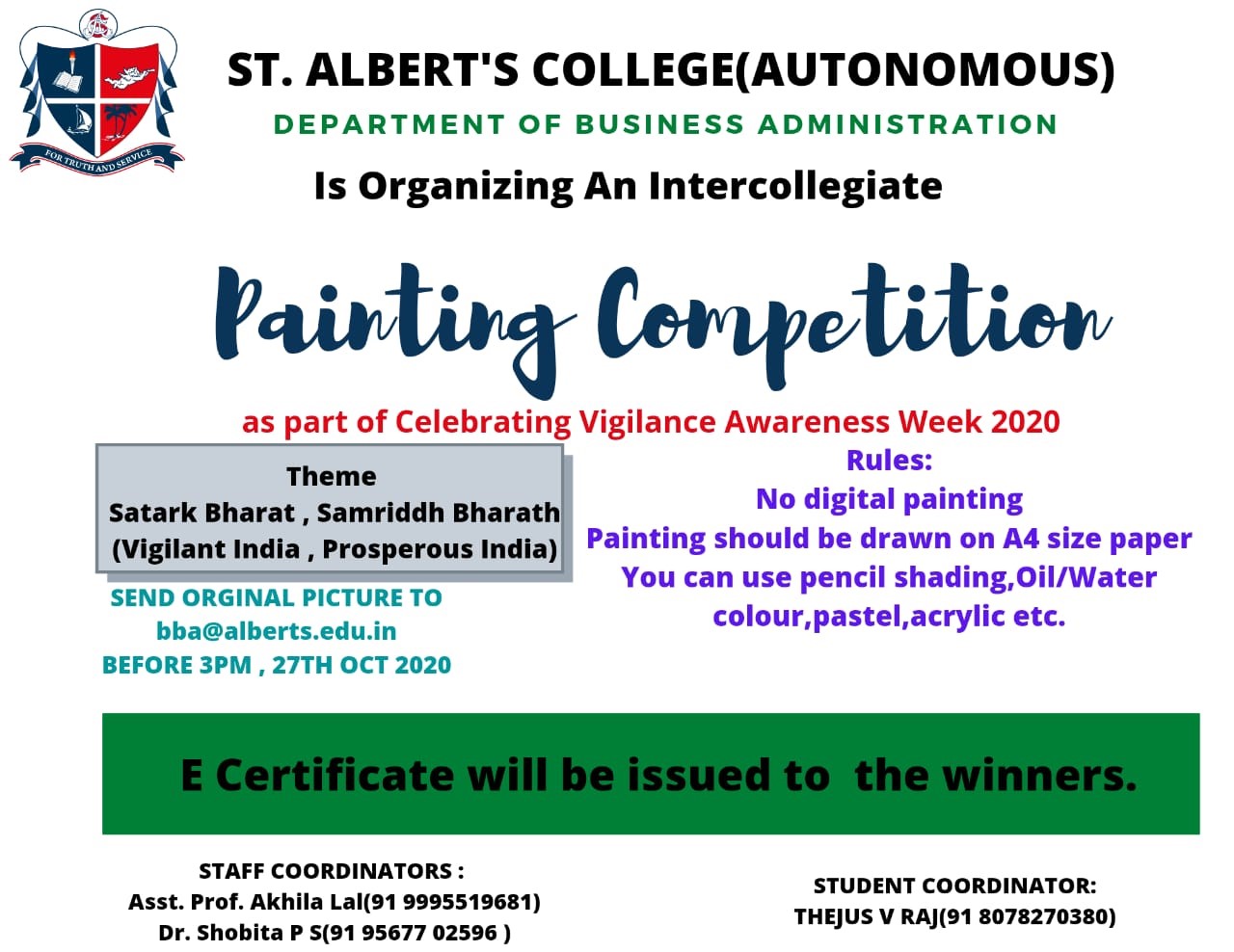 Vigilance Awareness Week – Painting Competiton