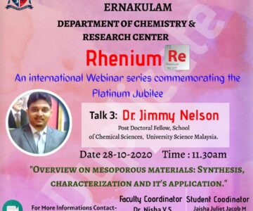 International Webinar Series Rhenium 75 – Talk 3