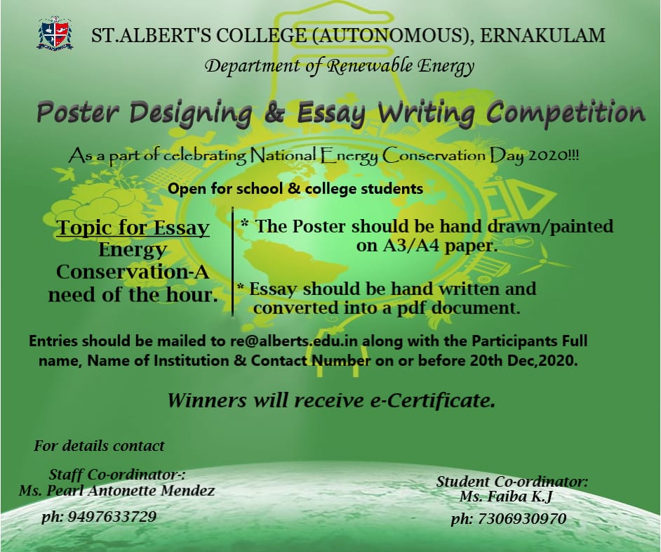 Poster Designing and Essay Writing Competitions