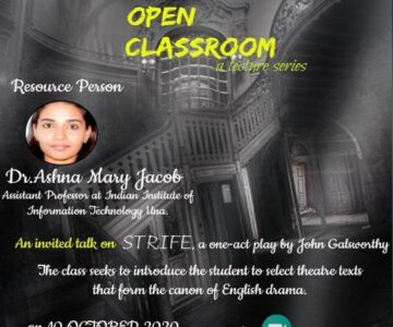 English – Open Classroom on English Drama.