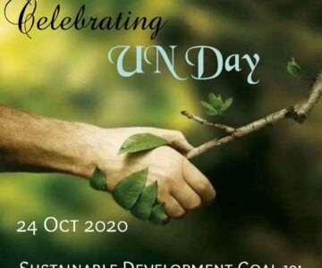 English – UN Day Celebrations and Video Release of Climate Action.
