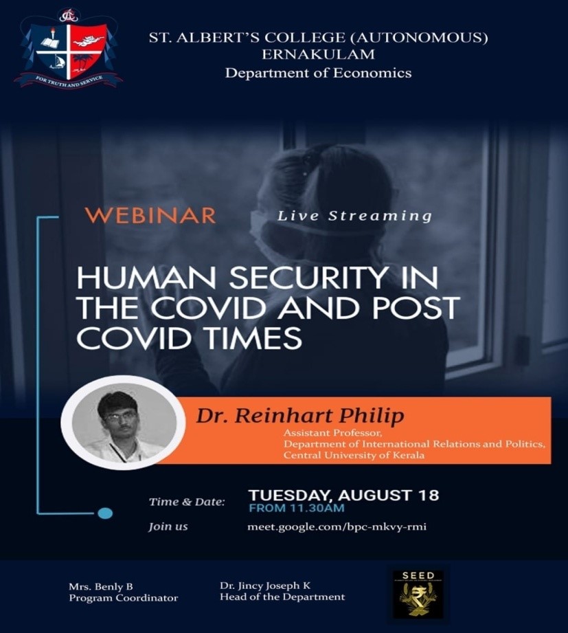 National Webinar on Human Security in the Covid and Post Covid Times
