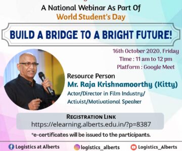 Logistics – World Students’ Day Webinar.