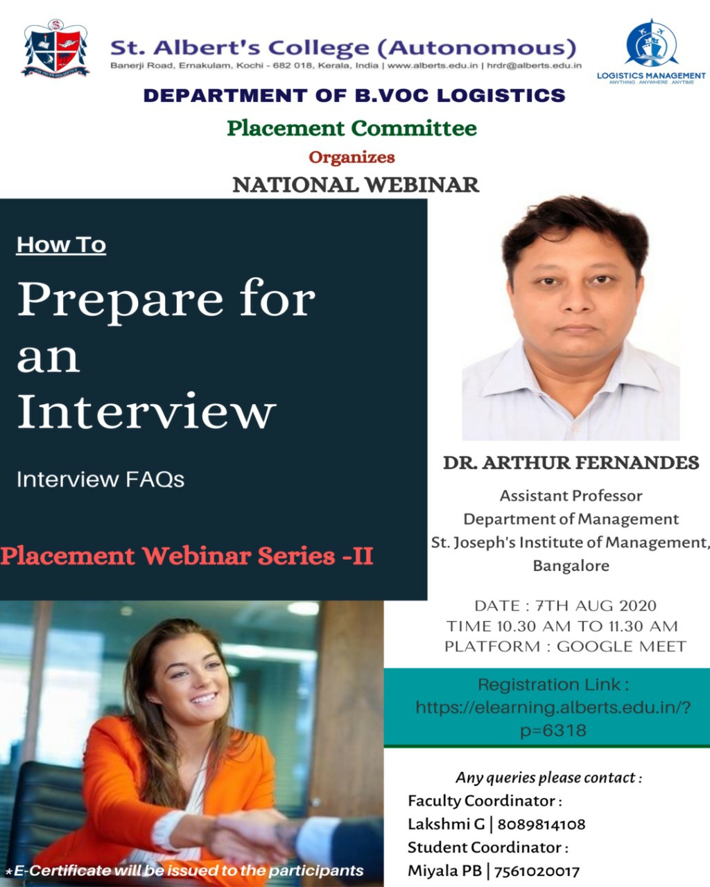 Webinar on How to Prepare for an Interview FAQs