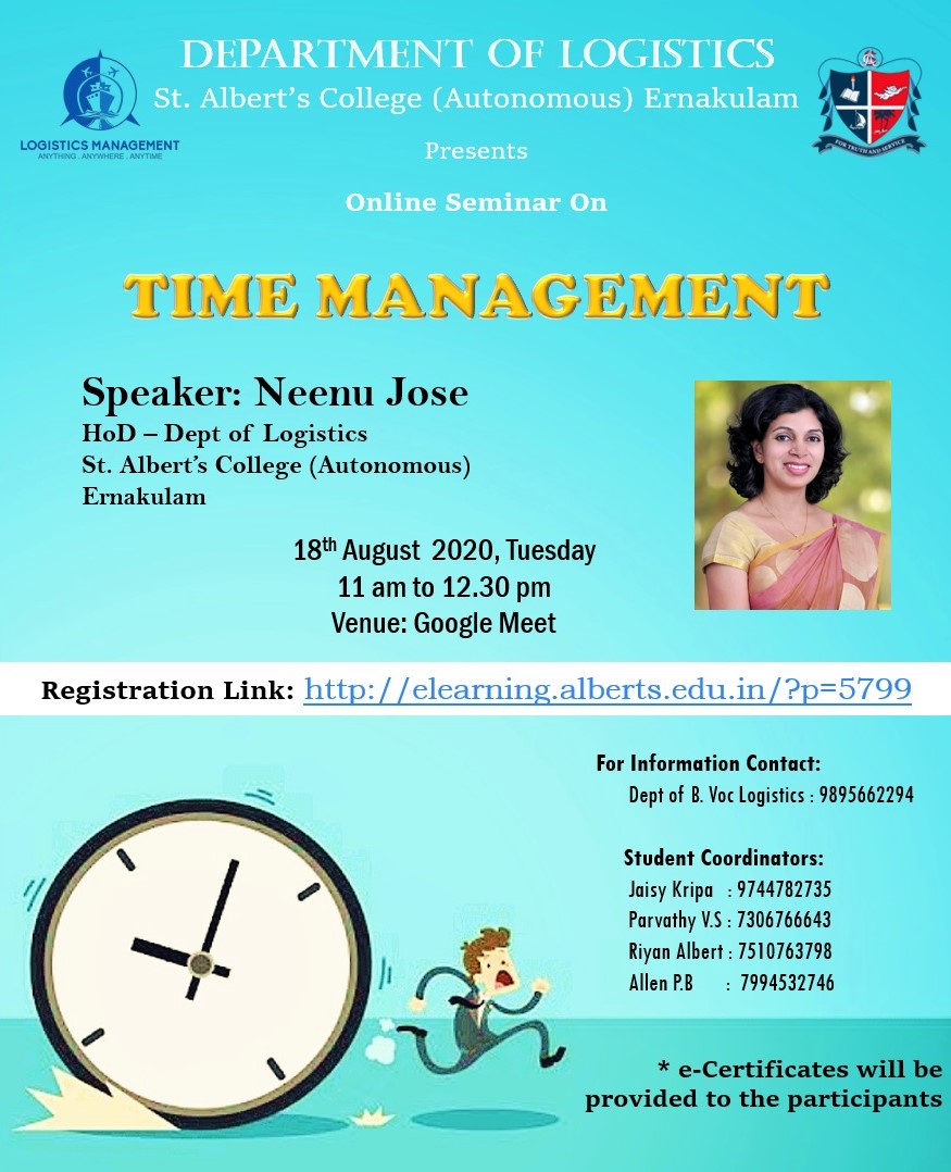 Webinar on Time Management