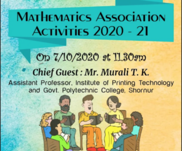 Mathematics Association Activities.
