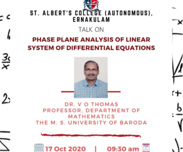 Talk – Phase Plane Analysis of Linear System of Differential Equations