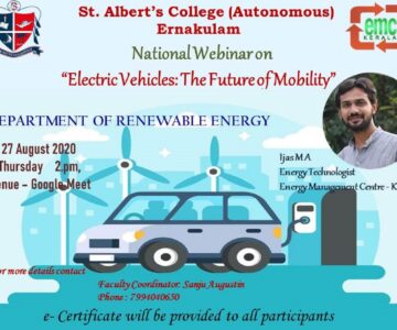 Renewable Energy – National Webinar on Electric Vehicles.