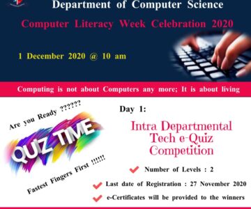 Intra Departmental Tech Quiz Competition