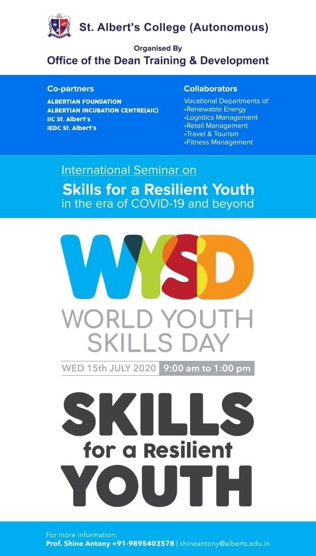 Vocational Depts – International Seminar – Skills for a Resilient Youth in the Era of Covid 19 and Beyond.