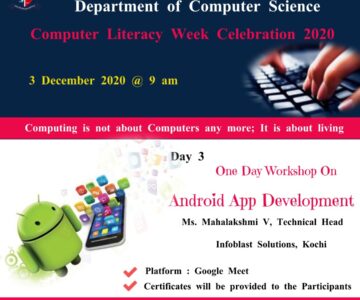 Workshop on Android Development.