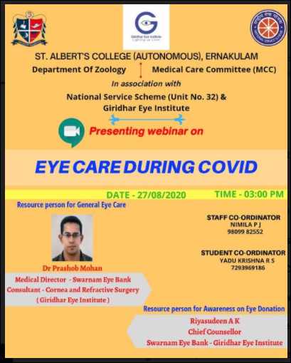 Webinar on Eyecare During Covid