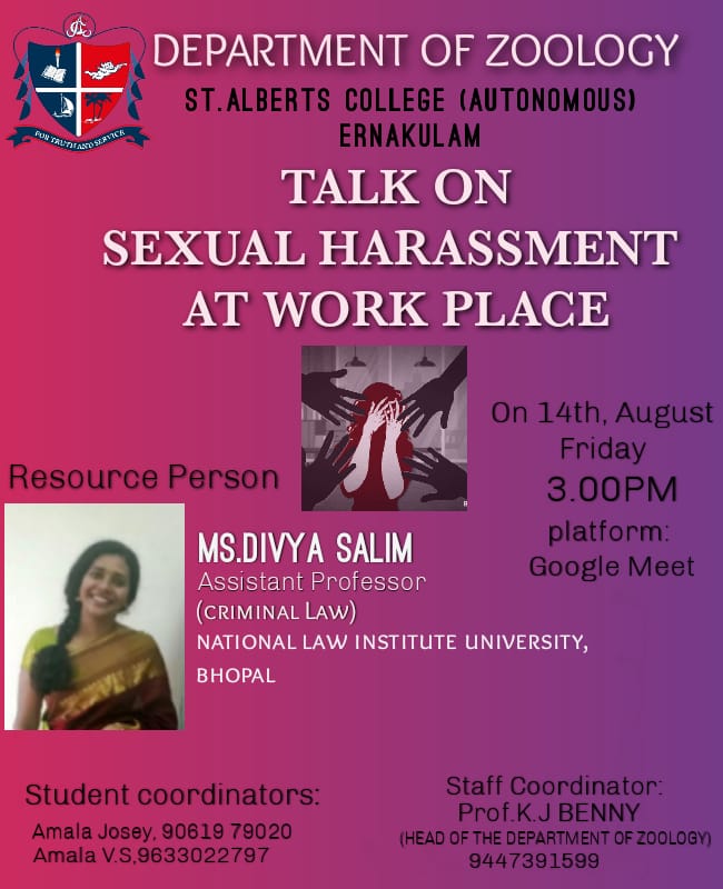 Webinar on Sexual Harassment at Work Place