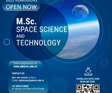 Admissions are now open for M Sc Space Science & Technology