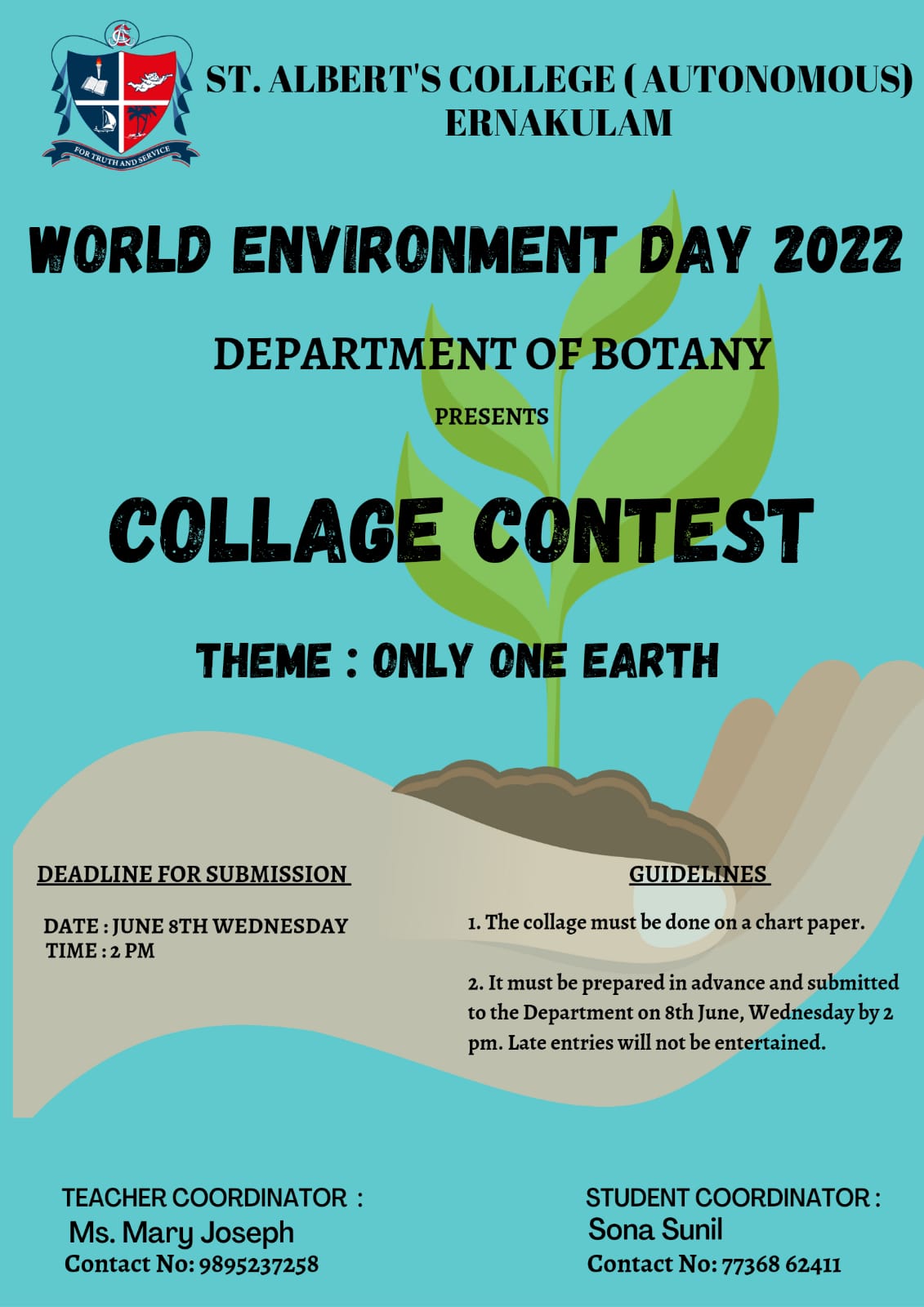 World Environment Day 2022- Collage Contest- “Only One Earth”