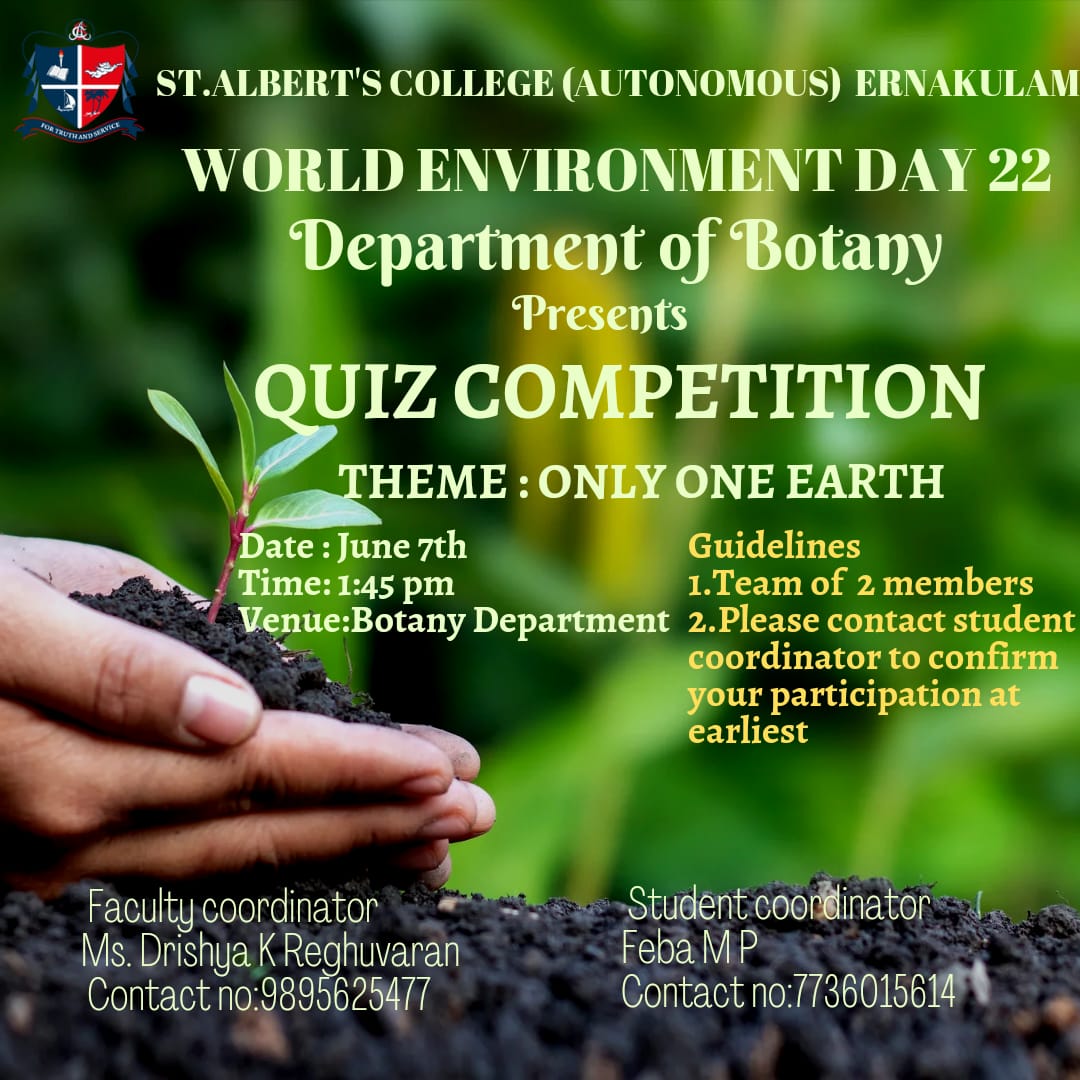 World Environment Day 2022- Quiz Competition