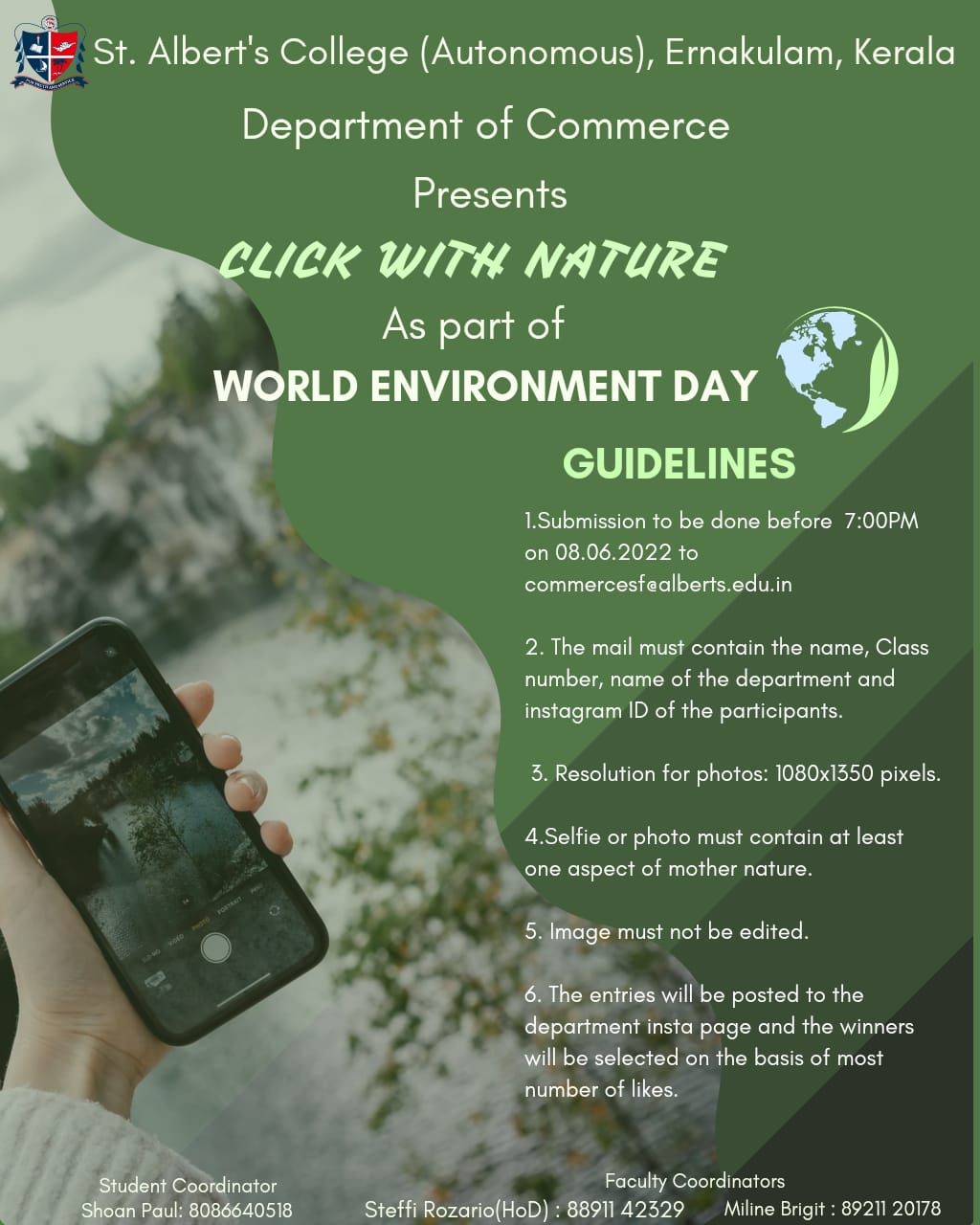 World Environment Day 2022 -photography competition-“Click with Nature”
