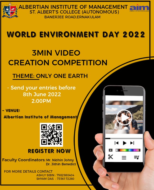 Only One Earth- 3 Minute Video Creation Competition