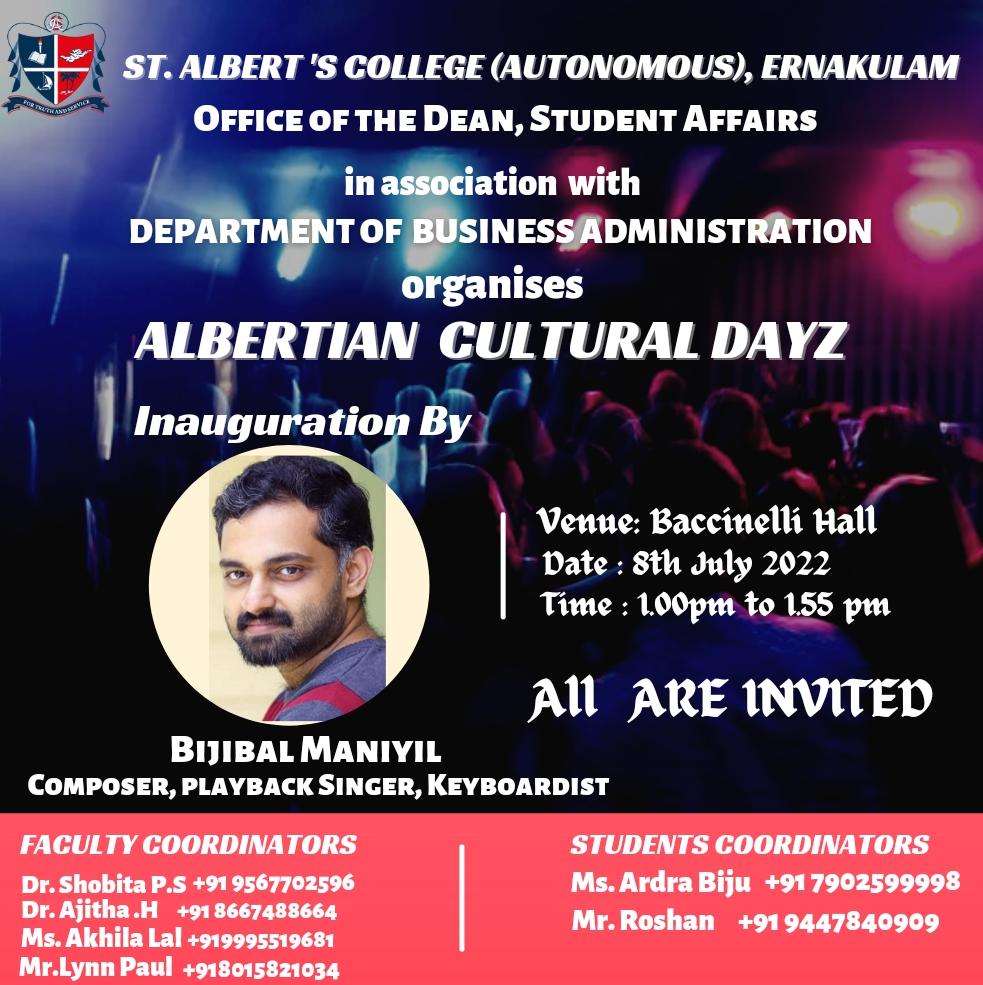 Albertian Cultural Day Inauguration