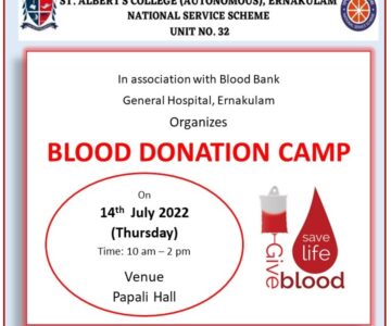 A blood donation camp – NSS
