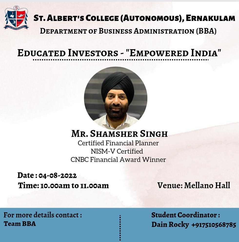 Educated Investors – Empowered India