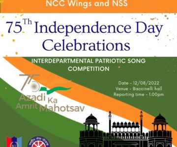 Inter-Departmental Patriotic Song Competition