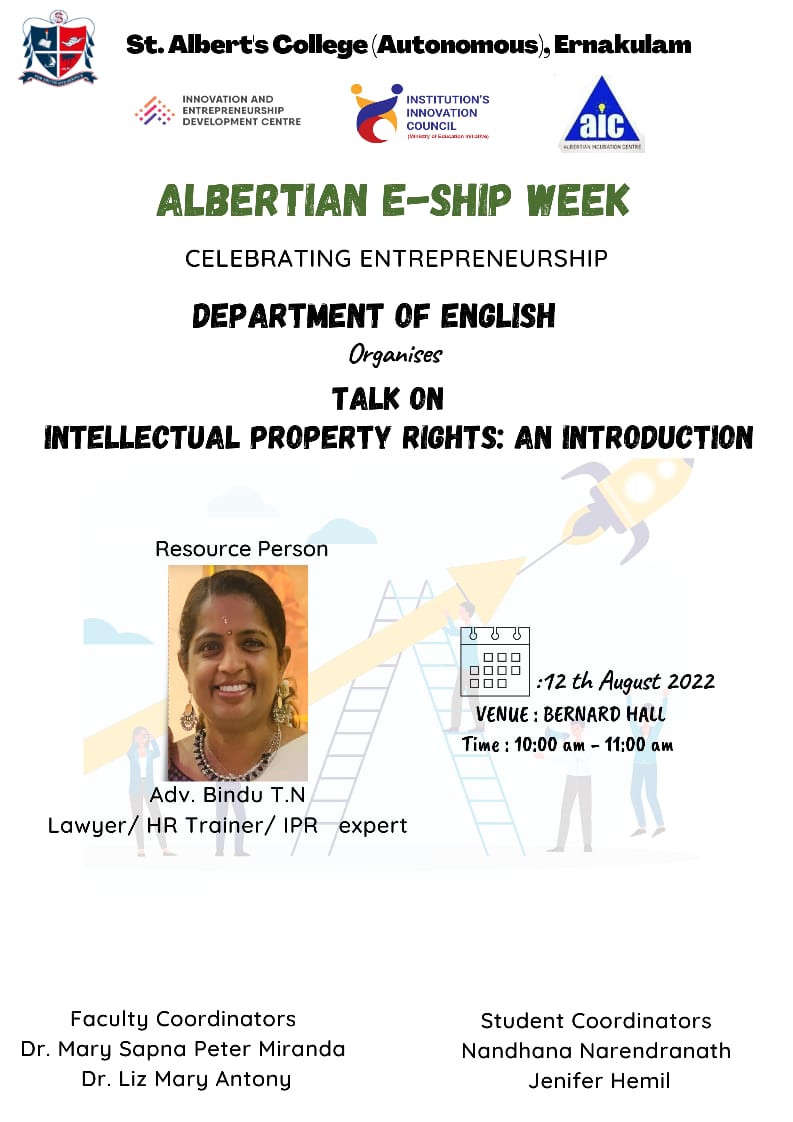 Talk on Intellectual Property Rights: An Introduction