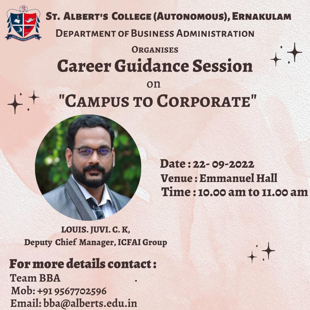 career Guidance session on Campus to Corporate