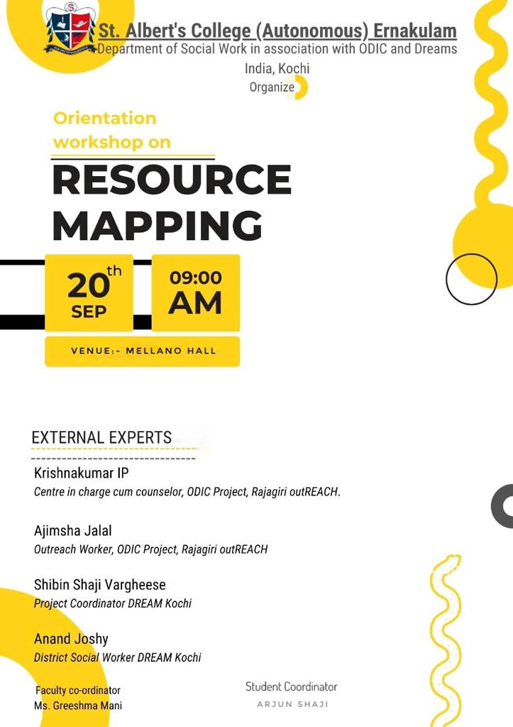 Orientation Workshop on Resource Mapping