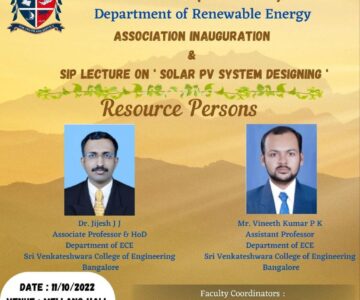 Seminar on ‘Solar PV System Designing’