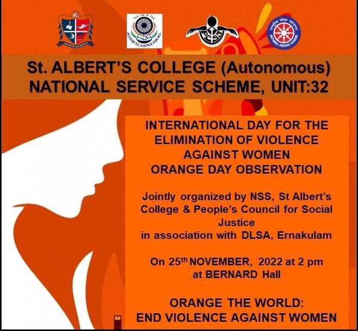 International Day for the Elimination of Violence against women Orange Day Observation