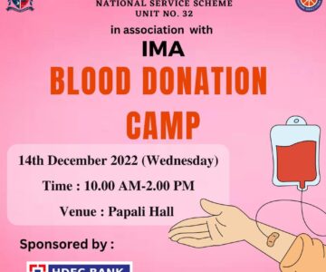 IMA- Blood Donation Camp