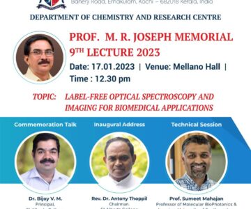 Prof. M R Joseph Memorial 9th Lecture 2023