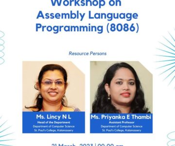 Workshop on  Assembly Language Programming (8086)