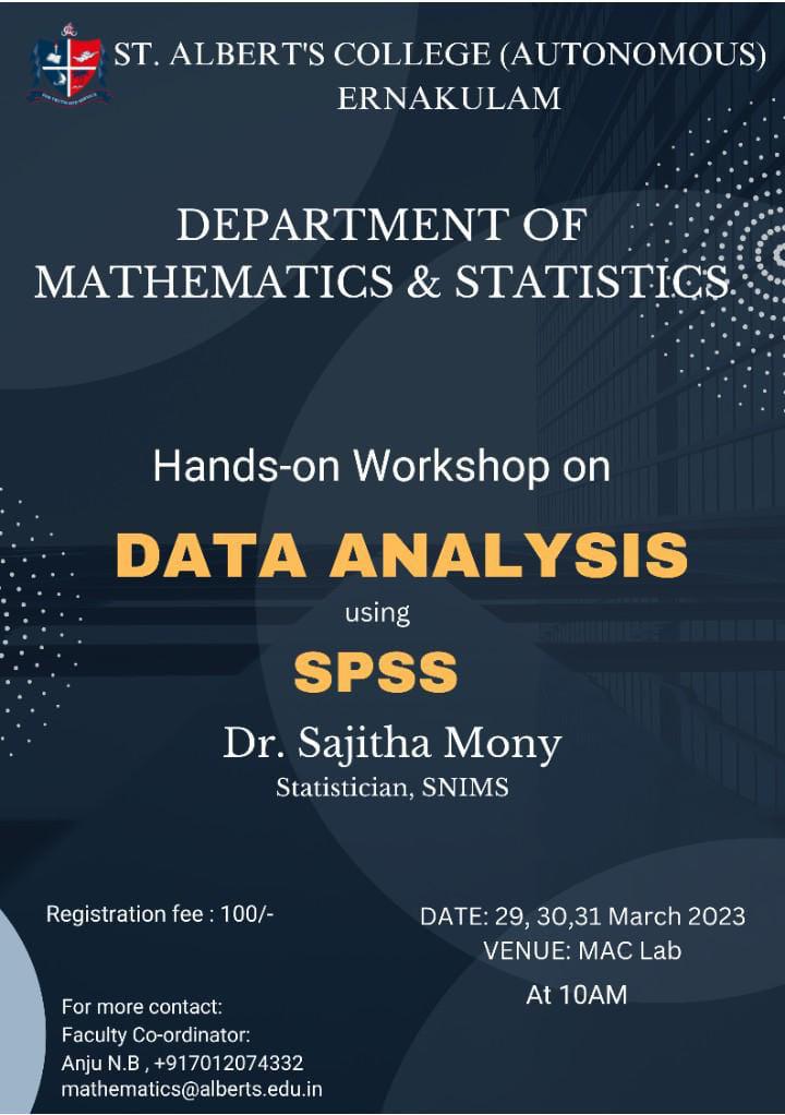 Hands-on Workshop on – Data Analysis using SPSS