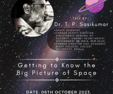 TALK BY Dr. T. P. Sasikumar