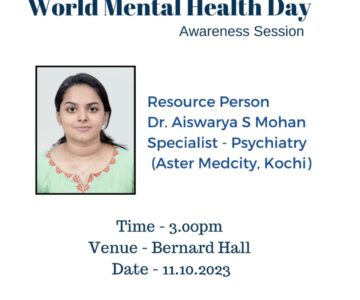 World Mental Health Day –  Awareness Session