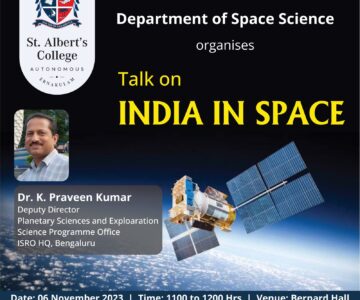 Talk on INDIA IN SPACE
