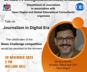 Talk on Journalism in Digital Era