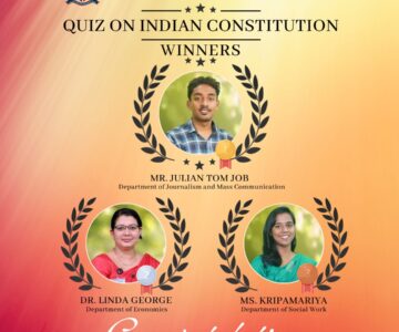QUIZ ON INDIAN CONSTITUTION WINNERS