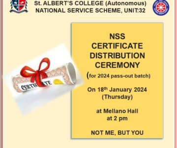 NSS CERTIFICATE DISTRIBUTION CEREMONY