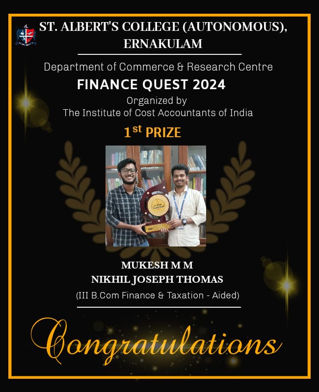 Congratulations Mukesh M M and Nikhil Joseph Thomas
