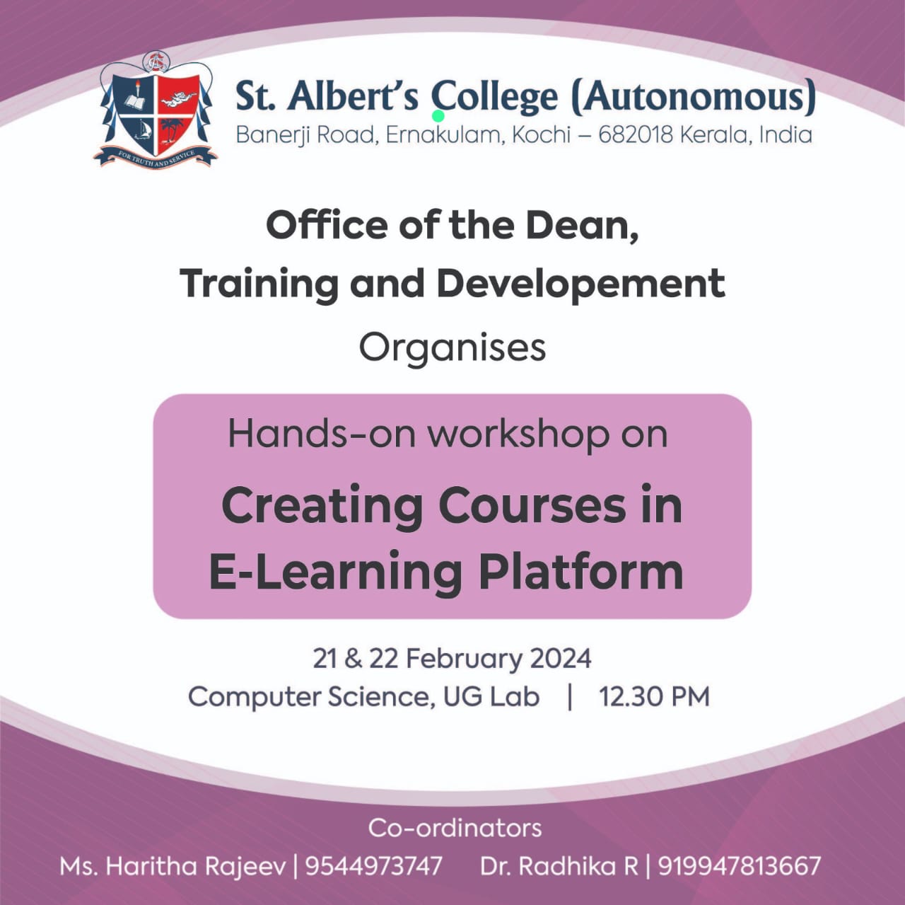 Creating Courses in E-Learning Platform