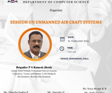 SESSION ON UNMANNED AIR CRAFT SYSYTEMS